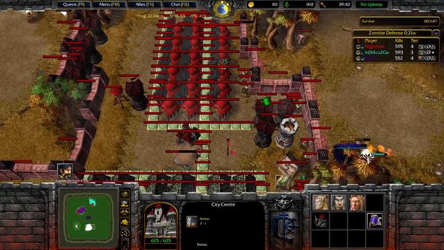【WarCraft 3】Zombie Defense v0.21w ► Game 25 (Marine) ★ Normal | Plains (Victory) ║#269║ смотреть онлайн