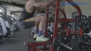 Обзор профессионального тренажера Приседания с поясом на свободных весах Realleader HSPro-2004