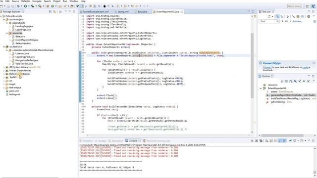 Maven-Part 9: Generate  Extent Reports in Selenium-Maven project