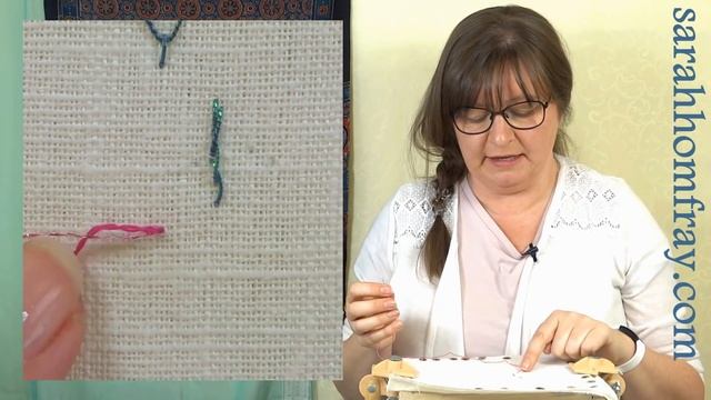 How do I use metallic effect threads without pulling my hair out? | Hand embroidery tutorial