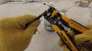 ?Автоматический съемник изоляции Tolsen 200 мм Кабель ЗЗЦМ ВВГнг 3х2,5