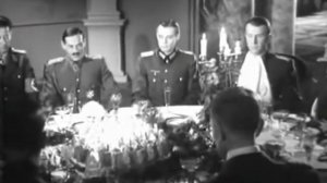 Тост за победу. Сцена из к/ф "Подвиг разведчика", 1947