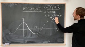 График функции y=arccos(cosx) | Обратные тригонометрические функции | Тригонометрия | Лекция 9