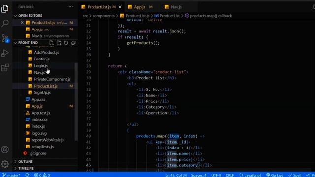 MERN Stack Project Part 26 - Update Product Component UI | Node js Tutorial in Hinidi | Node js