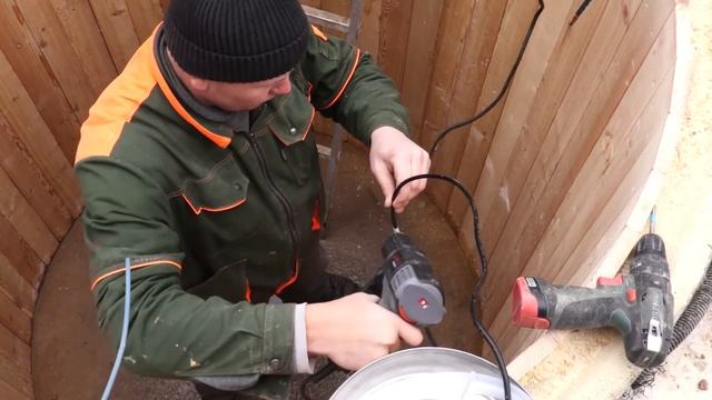 Строительство купели на Валдае 2020. Часть 2 смотреть онлайн