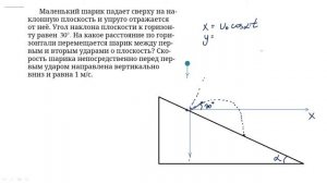 Физика ЕГЭ 2021. Решение Задачи 29 по  Кинематике.