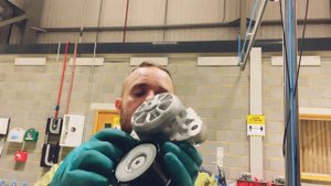 Mercedes Actros- the basics on how to change a fan belt and tensioner.