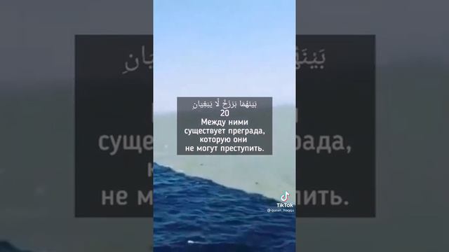 Два моря смешались друг с другом.