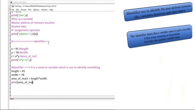 Basic Python Lecture 6 - Variable|Identifier|Keywords|Function|Module|Comments