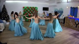 Восточные танцы. Выступление шоу-группы 2019. Танец "Межансе"
