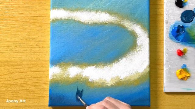 Paradise Beach Painting / Acrylic Painting / STEP by STEP #260 / 해변풍경 아크릴화 смотреть онлайн