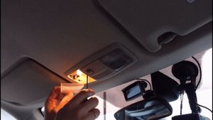Замена ламп освещения салона Mitsubishi Outlander