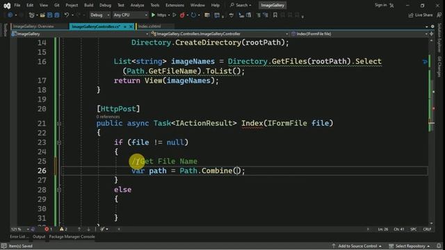 How to Design Image Gallery in ASP.NET CORE MVC | Image Gallery with asp.net Core MVC 7.0