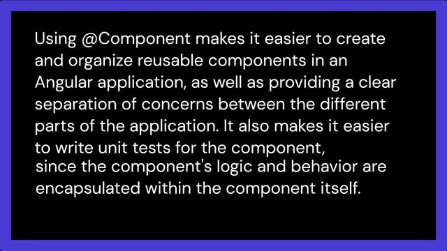 Why @Component in Angular? | What is component in Angular? смотреть онлайн