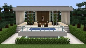 Майнкрафт - Как построить современный загородный дом 4. Minecraft