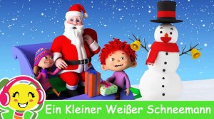 Ein Kleiner Weißer Schneemann ☃️ Die Schönsten Deutsche Weihnachtslieder