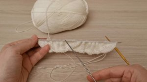 Блузка спицами с ажурным низом для куклы Паола Рейна, мастер-класс