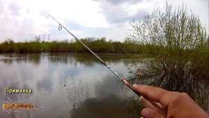 тестирую спиннинг трапара  для микроджига и мормышинга