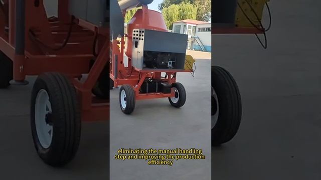 Portable concrete mixer #concretemixer