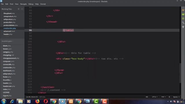 82|| Create Order 2|| Design UI||Sales Module 2||Point of sale system in PHP|| PHP  8||#code