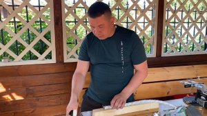 Рабочие моменты | Тестим сталь К340 на канате | Универсальный нож Барс