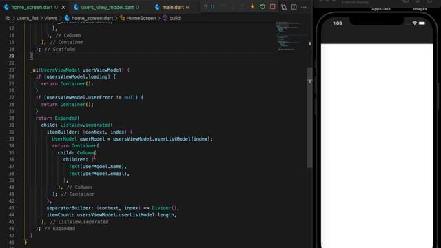 #Google Flutter - MVVM in Flutter using Providers.