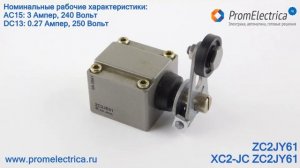 XC2-JC ZC2JY61 Концевой выключатель с вилочным рычагом с роликами двусторонней установки в сборе