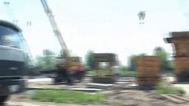 Строительство мостового перехода через Обь смотреть онлайн