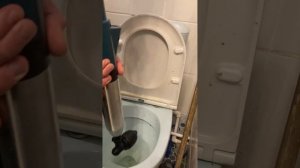 Устранить засор в унитазе