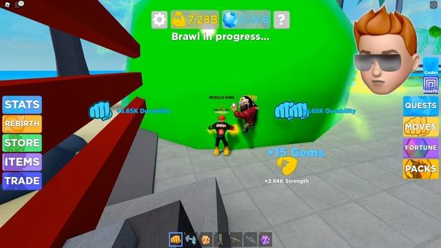 ПОЛУЧИЛ КУЧУ НОВЫХ ПЕТОВ КАЧКОВ в Muscle Legends Roblox смотреть онлайн