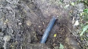 Летний водопровод. Пробил пнд трубу Ремонт феном Summer plumbing. Broke a pd pipe. Hairdryer repair