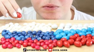 АСМР ЕДА M&M'S И SKITTLES РАШН МИКС ИТИНГ ЕВРО 2020