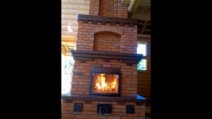 Каминопечь из кирпича в Бездедово