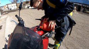 Забираем мотоцикл из транспортной компании