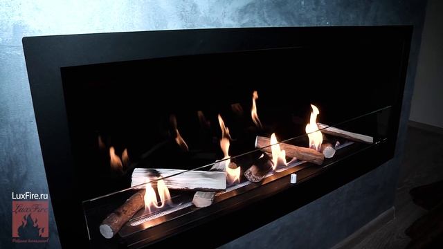 Встроенный биокамин Lux Fire Кабинет 1130 S \\ Стемалит смотреть онлайн