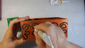 Деревянная шкатулка. Точечная роспись. Мастер класс.