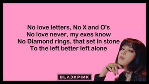 LOVESICK GIRLS JENLISA RAP ENGLISH PART KARAOKE/INSTRUMENTAL -BLACKPINK