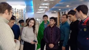 Students of Russian language courses visited the museum of SSTU