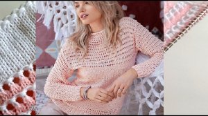 НЕ ТОРОПИТЕСЬ ВЯЗАТЬ "КОВРИКИ"!  СВЯЖИТЕ КРАСИВУЮ КОФТОЧКУ!