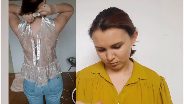 Одежда из секонд хенда распаковка / haul second hand