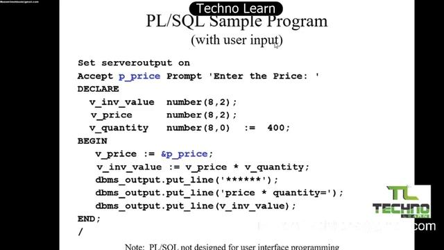What is Procedural Language | PL/SQL | Sql |oracle Database Administration|Plsql in oracle|Lecture