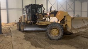 CATERPILLAR CAT 140 3D AWD грейдер отличная техника в работе на объекте ООО "СТРОЙМОНТАЖ" ООО "АСС"