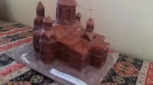 Armenian church model.Макет армянских церквей.Работы школьников