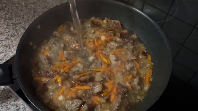 Как приготовить Плов на Сковороде со свининой /Quick Pilaf in a Frying Pan