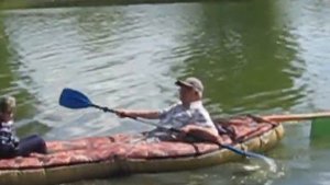 Налим 225 со стабилизатором . Первая проба на воде .