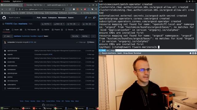 Install ArgoCD on Openshift Local to monitor the state of your GitOps and Applications смотреть онлайн