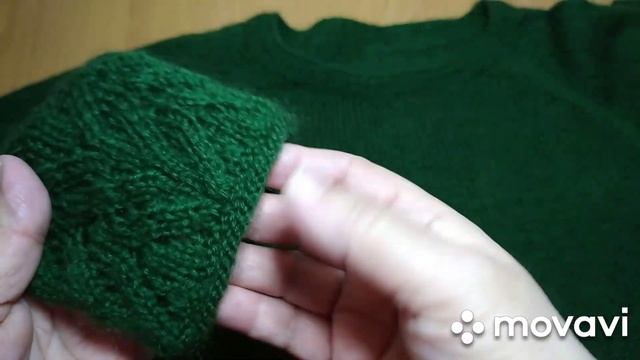 Вязание. ДЖЕМПЕР  "Изумруд" спицами  из Alize Angora Gold // Готовая работа /Обзор / 23 февраля 202
