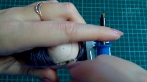 Как починить голову кукле/ DIY. Repairing a doll. Breaking rubber