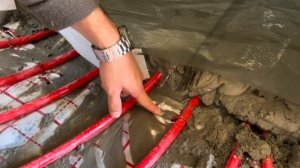 Теплый пол со стяжкой