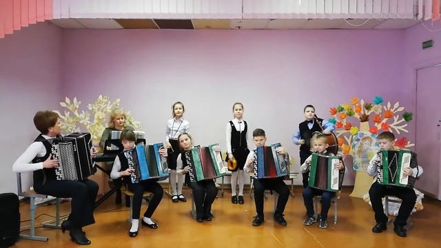 Ансамбль народных инструментов. 9-10 лет. Лауреат 3 степени